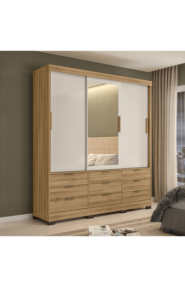 Tiendas EFE Ropero pazart flex sicilia 3 puertas miel oferta