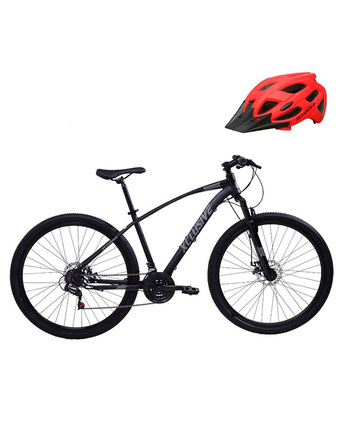 Tiendas EFE Bicicleta acero xclusive aro 29 n/g + casco xclusive mtb rojo m / l oferta