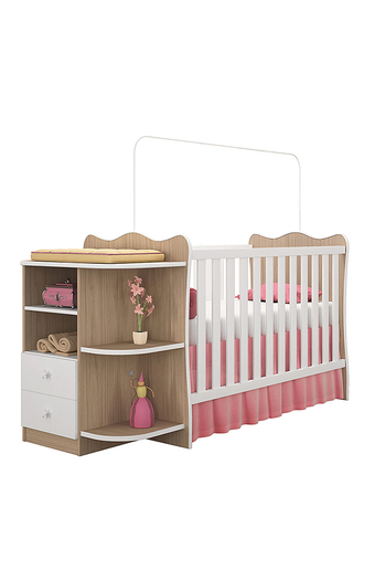 Tiendas EFE Cuna con cómoda casabella bambino roble oferta