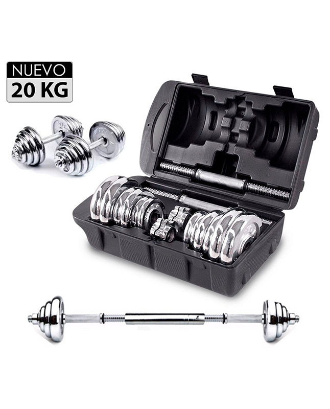 Tiendas EFE Set de pesas 20kg ld20-125 oferta
