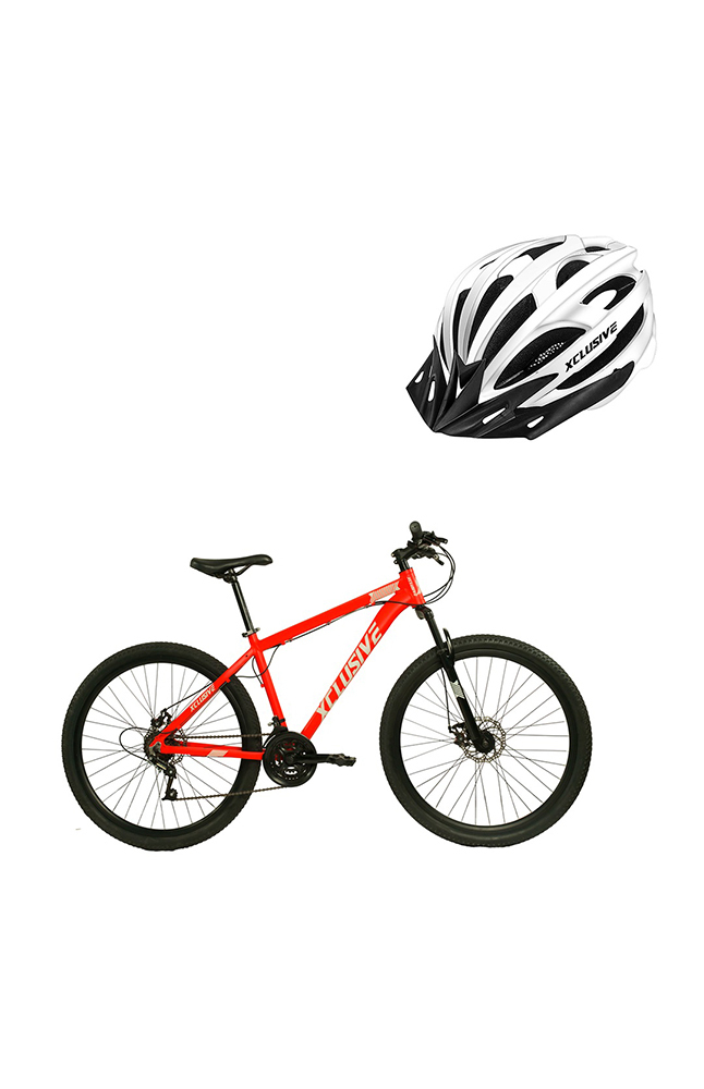 Tiendas EFE Bicicleta aluminio xclusive aro 29 rg + casco blanco con l oferta