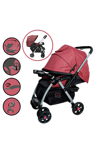 Tiendas EFE Coche cuna ebaby rossi rojo oferta