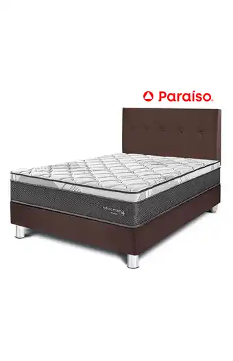 Tiendas EFE Dormitorio paraíso pocket star 2plz chocolate oferta