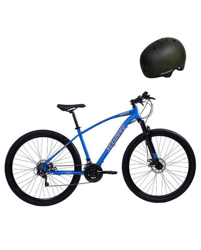 Tiendas EFE Bicicleta acero xclusive aro 29 -/g + casco xclusive urbano negro m oferta