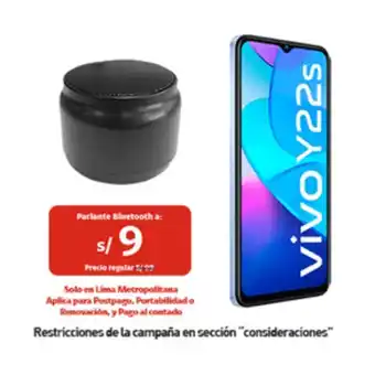 Claro Y22s 128gb blanco + portabilidad + postpago + plan max ilimitado 69.90 p oferta