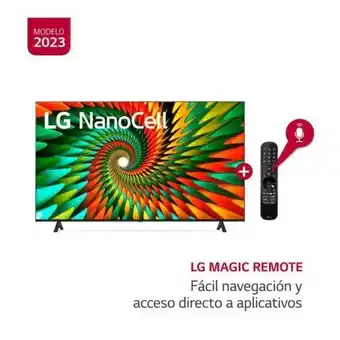 Hiraoka Televisor lg led nanocell 4k thinq ai smart 50 50nano77sra (2023) oferta