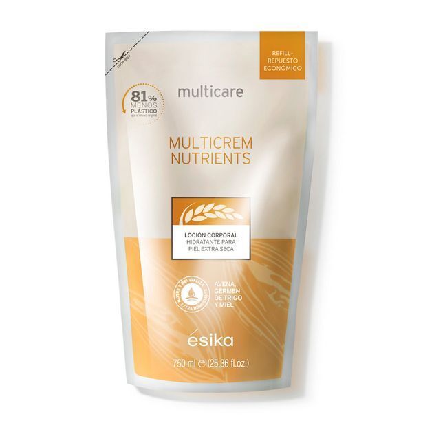 Ésika Doypack loción corporal multicrem nutrients oferta