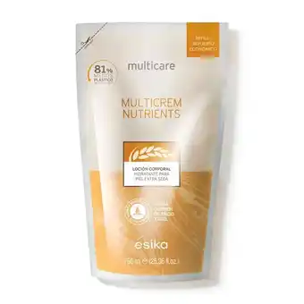 Ésika Doypack loción corporal multicrem nutrients oferta