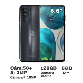 Oechsle Celular motorola g52 6.6 6gb ram 128gb black oferta