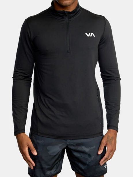 The Box Polo para hombre rvca vent sprtvntlshalfzi blk oferta