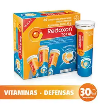 Mifarma Redoxon total tableta efervescente sabor naranja oferta