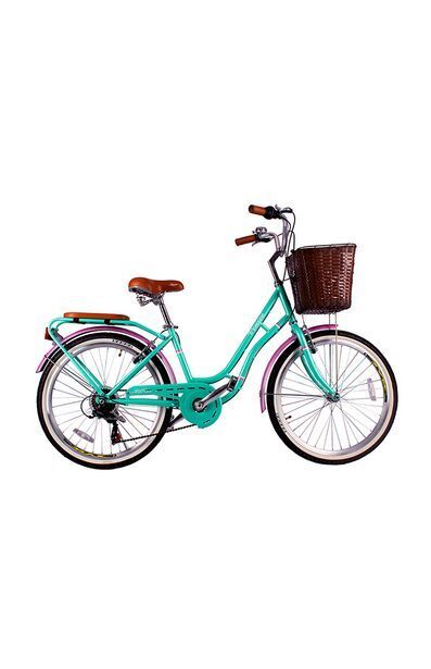 Tiendas EFE Bicicleta jeff venecia aro 24' verde jade-rosa oferta