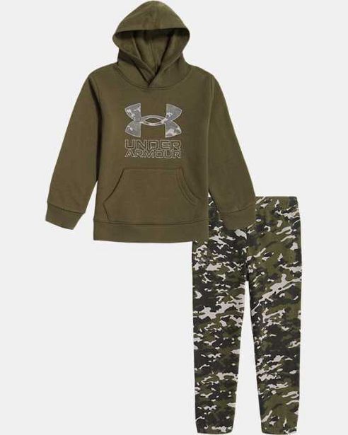 Under Armour Toddler boys' ua big logo charged camo hoodie set oferta