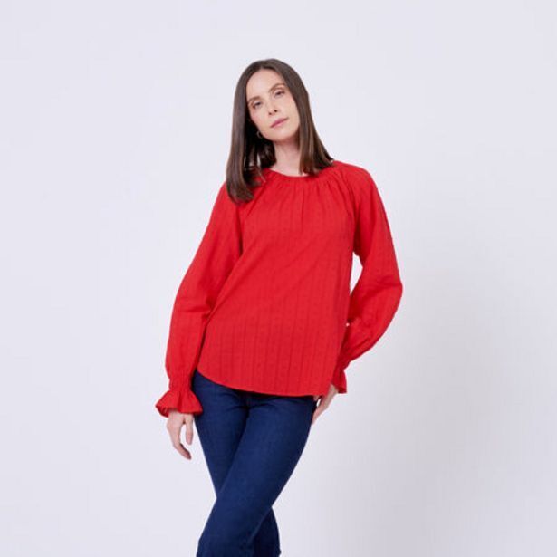 Fina Perú Blusa estrella rojo oferta