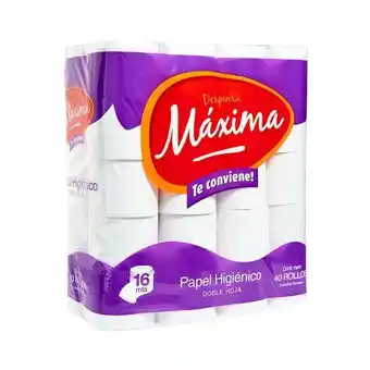 Metro Papel higiénico máxima doble hoja paquete 40 unidades oferta