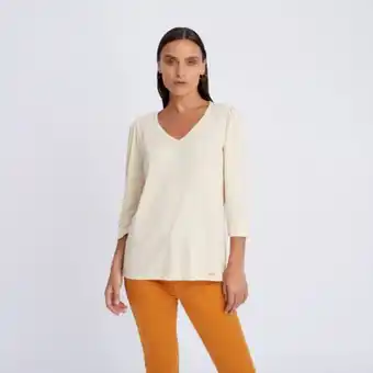 Fina Perú Polo brindis beige oferta