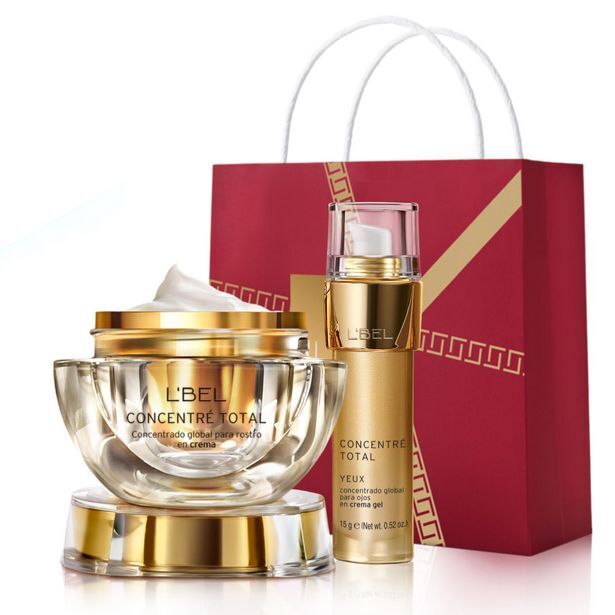 L'Bel Set concentré total rostro, concentré ojos y bolsa de regalo oferta