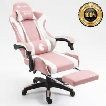 Linio Silla gamer ergonómica dreizt shine series rosado posapies reclinable oferta