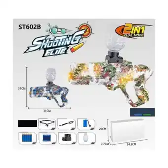 Maestro Pistola de juguete dino laser hidrogel 20mil balines oferta