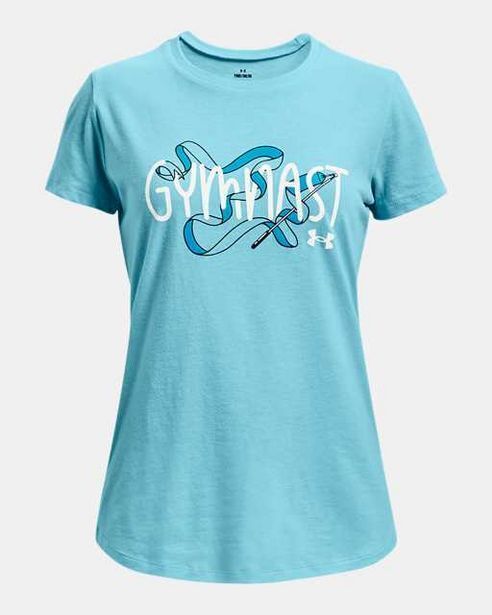 Under Armour Girls' ua ribbon gymnast short sleeve oferta