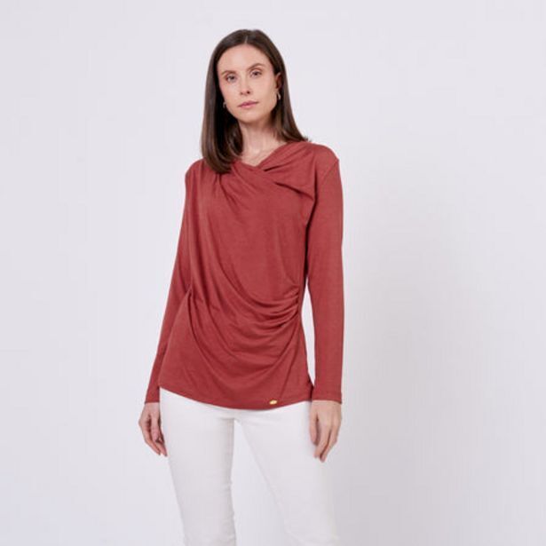 Fina Perú Polo elena rojo oferta