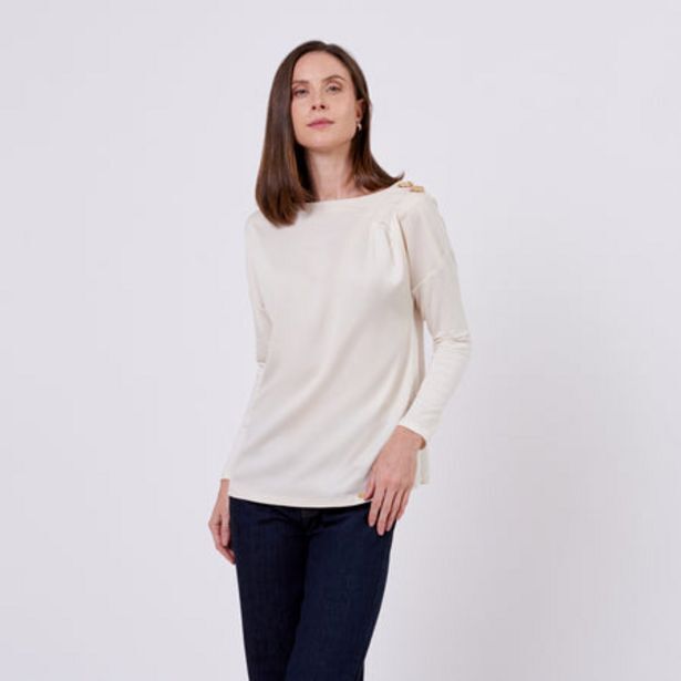 Fina Perú Polo evans beige oferta