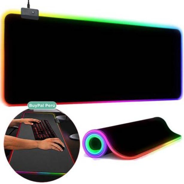 Linio Pad gamer rgb iluminado mouse teclado usb plug oferta