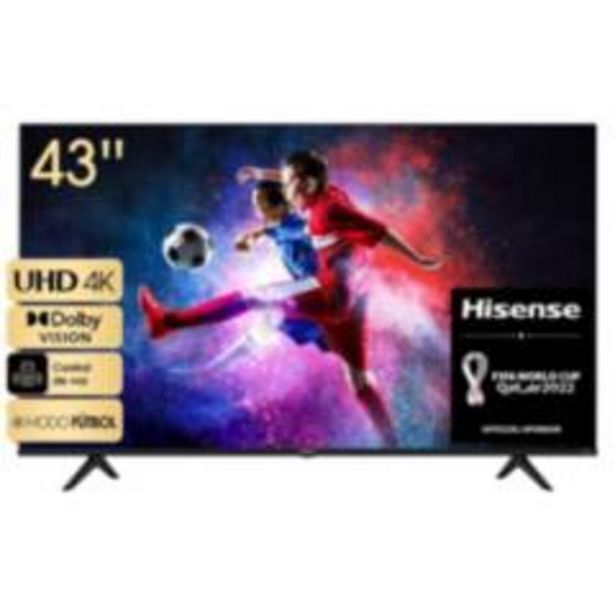 Linio Televisor hisense led 43 uhd 4k smart tv vidaa 43a6h 2022 oferta