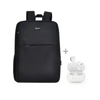 Hiraoka Audífono bluetooth miray am-15bt-b + mochila p/laptop miray mml-enl018n oferta