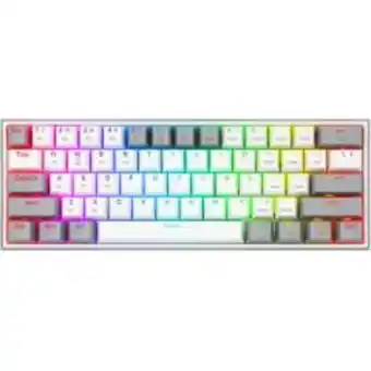 Linio Teclado mecánico gamer redragon fizz pro k616-rgb white grey wireless oferta