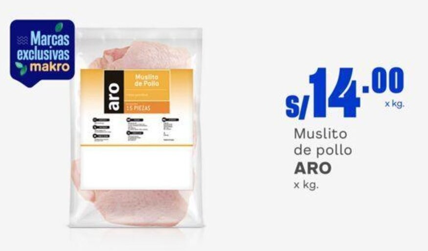 Makro Muslito de pollo ARO x kg. oferta