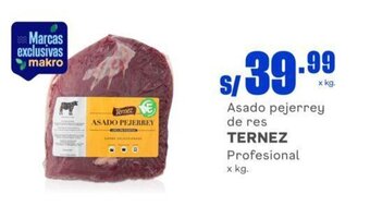 Makro Asado pejerrey de res TERNEZ Profesional x kg. oferta