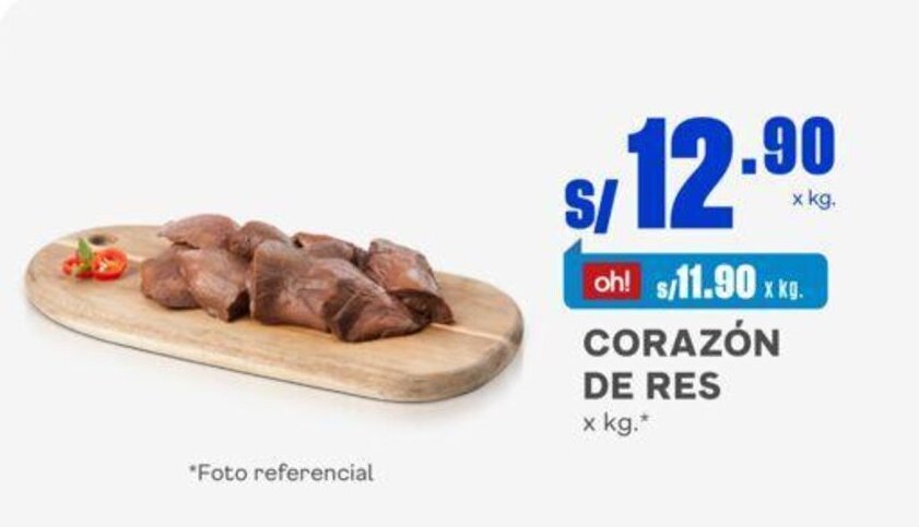 Makro CORAZÓN DE RES x kg. oferta