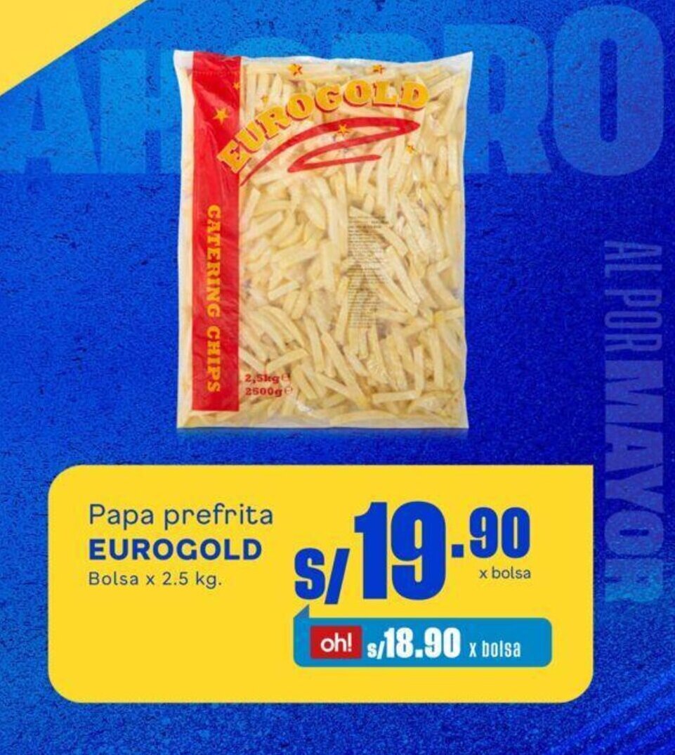 Makro Papa prefrita EUROGOLD Bolsa x 2.5 kg. oferta
