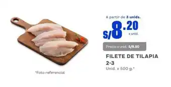 Makro FILETE DE TILAPIA 2-3 Unid. x 500 g. oferta
