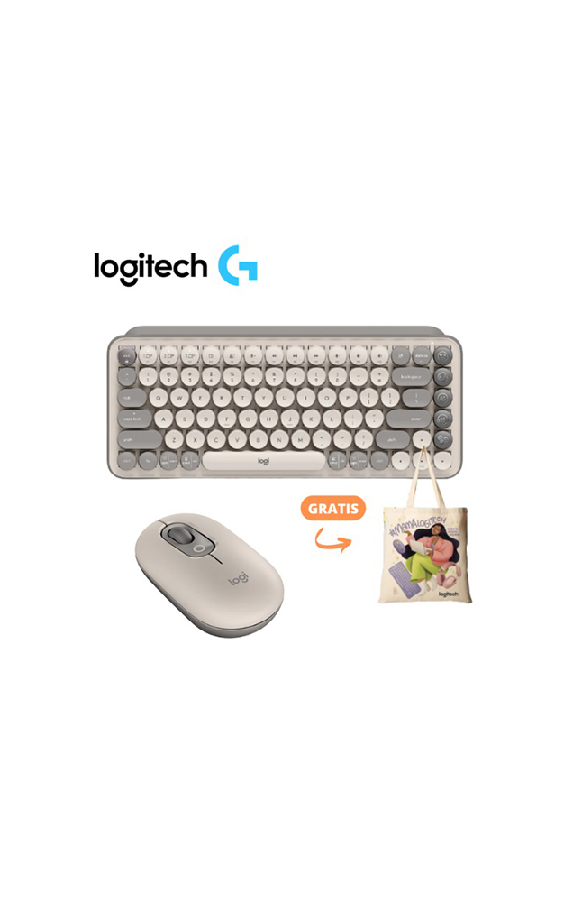 Tiendas EFE Combo logitech teclado + mouse pop mist oferta