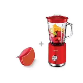 Hiraoka Licuadora miray lm-116v-r 1.5l + parlante portátil c/ bluetooth miray pmbt-53r oferta