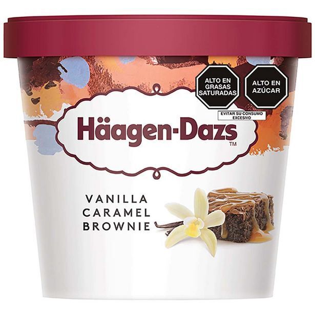 Vivanda Helado häagen dazs mini vanilla caramel brownie pote 100ml oferta