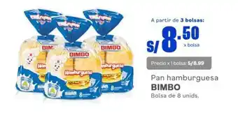 Makro Pan hamburguesa BIMBO Bolsa de 8 unids. oferta