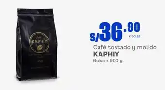 Makro Café tostado y molido KAPHIY Bolsa x 900 g. oferta