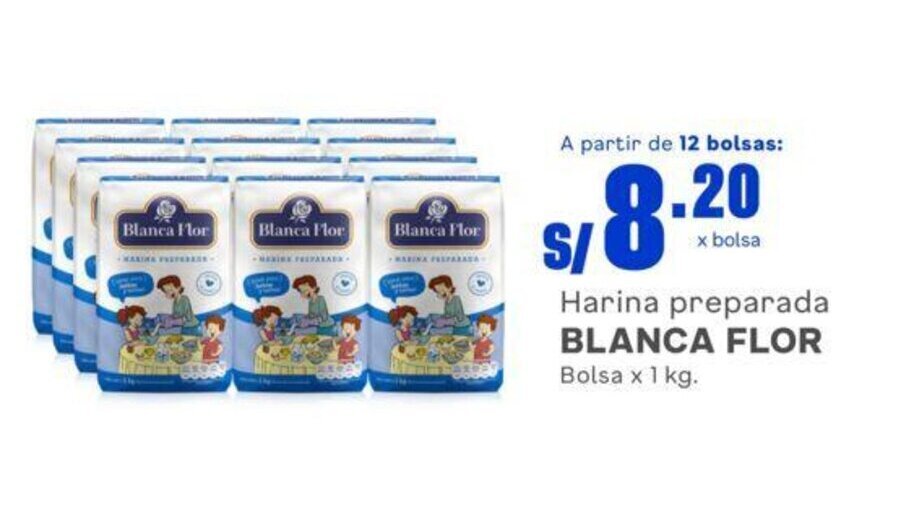 Makro Harina preparada BLANCA FLOR Bolsa x 1 kg. oferta