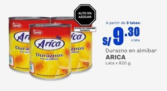 Makro Durazno en almíbar ARICA Lata x 820 g. oferta