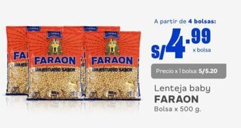 Makro Lenteja baby FARAON Bolsa x 500 g. oferta