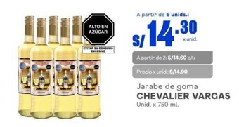 Makro Jarabe de goma CHEVALIER VARGAS Unid. x 750 ml. oferta