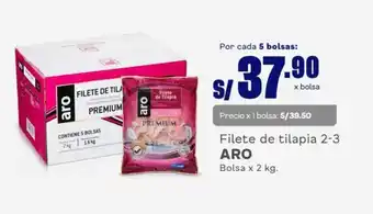 Makro Filete de tilapia 2-3 ARO Bolsa x 2 kg. oferta
