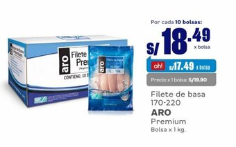 Makro Filete de basa 170-220 ARO Premium Bolsa x 1 kg. oferta