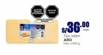 Makro Tipo edam ARO Pqte. x 900 g. oferta