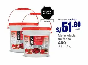 Makro Mermelada de fresa ARO Unid. x 5 kg. oferta