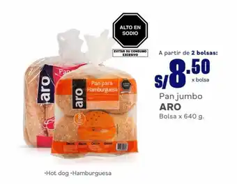 Makro Pan jumbo ARO Bolsa x 640 g. oferta