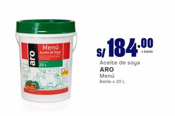 Makro Aceite de soya ARO Balde x 20 L oferta